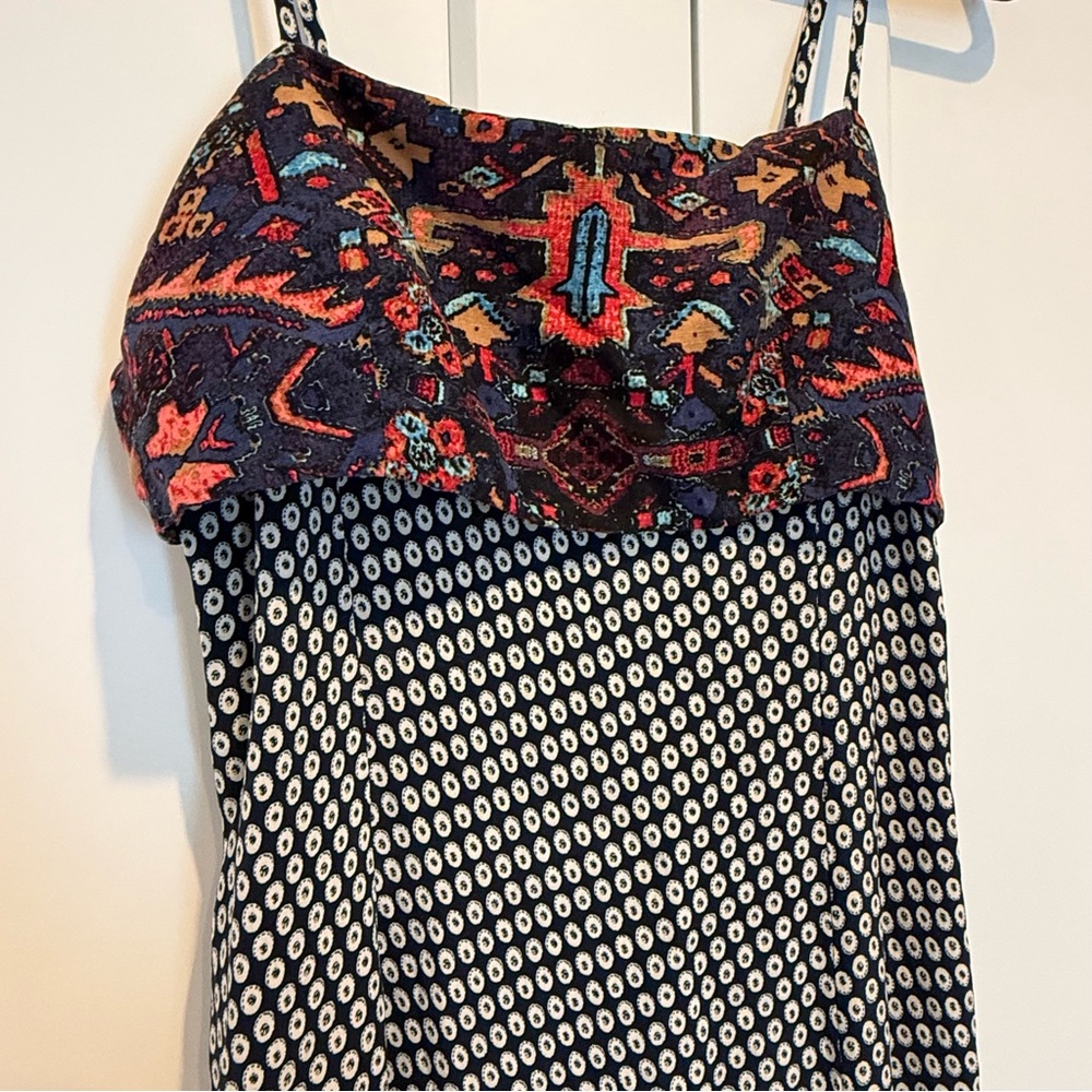 STONE COLD FOX Size 2 Silk Balthazar Gown in Carpet & Tie Print